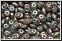 SD-43020-15001, SuperDuo Beads, grey, op., nebula, 10g