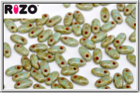 RZ-63030-86805, RIZO Perlen, aqua, op., dark picasso, 10 g