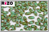 RZ-63140-86805, RIZO Perlen, jade, op., dark picasso, 10 g