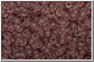 RR-11-0142f, MIYUKI Rocailles, 11/0, amethyst, trans., matte, 10g