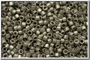DB0336, MIYUKI Delica, 11/0, palladium plated, met., matte, 1g (Kleinere Menge!)