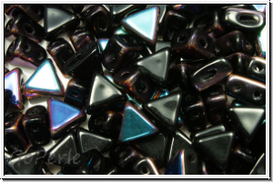 KHEOPS PAR PUCA, 6x5mm, black, op., half vitex, 50 Stk.