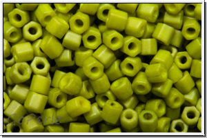TH-11-1624f, TOHO Hexagon, 11/0, pea green soup, op., matte, 10g