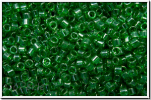 DB1889, MIYUKI Delica, 11/0, green, trans., luster, 5g