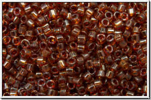 DB1891, MIYUKI Delica, 11/0, topaz, dk., trans., luster, 5g