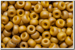 RR-08-4693, MIYUKI Rocailles, 08/0, pistachio, op., glaze, matte, AB, 10g