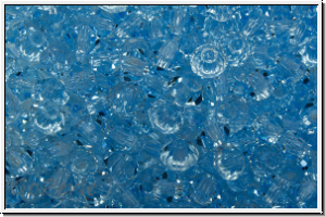 Preciosa Bicone, 3mm, aquamarine, trans., 50 Stk.