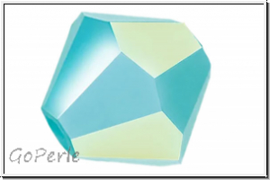 Preciosa Bicone, 4mm, turquoise, op., AB2x, 50 Stk.