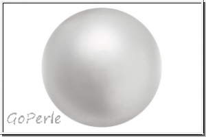 PRECIOSA Round Pearls MAXIMA, 4mm, grey, lt. - pearl effect, 25 Stk.