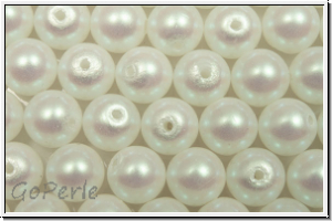 PRECIOSA Round Pearls MAXIMA, 6mm, white - pearlescent, 10 Stk.