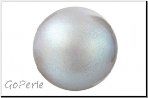 PRECIOSA Round Pearls MAXIMA, 6mm, grey - pearlescent, 10 Stk.