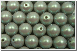 PRECIOSA Round Pearls MAXIMA, 6mm, grey - pearlescent, 10 Stk.