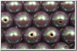 PRECIOSA Round Pearls MAXIMA, 8mm, violet - pearlescent, 5 Stk.