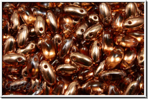 RZ-70120-27101, RIZO Perlen, rosaline, trans., half capri gold, 10 g