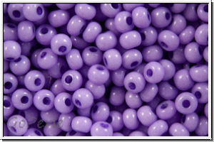 PR-11-03623, PRECIOSA Rocailles, 11/0, white, op., solgel lilac-3, 20g