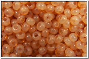 PR-11-02611, PRECIOSA Rocailles, 11/0, white, opal, solgel wheat-3, 20g