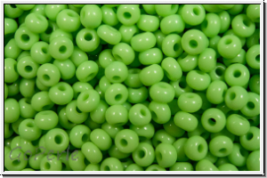 PR-11-53410, PRECIOSA Rocailles, 11/0, lime, op., 20g