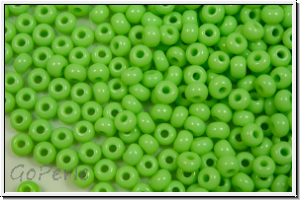 PR-11-53410, PRECIOSA Rocailles, 11/0, lime, op., 20g