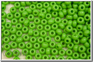 PR-11-53230, PRECIOSA Rocailles, 11/0, green, jade, op., 20g