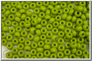 PR-11-53430, PRECIOSA Rocailles, 11/0, olivine, op., 20g