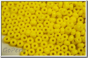 PR-11-83110, PRECIOSA Rocailles, 11/0, yellow, lt., op., 20g
