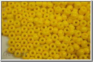 PR-11-83130, PRECIOSA Rocailles, 11/0, yellow, dk., op., 20g