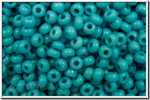 PR-11-63030, PRECIOSA Rocailles, 11/0, aqua, op., 20g