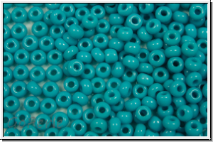 PR-11-63030, PRECIOSA Rocailles, 11/0, aqua, op., 20g