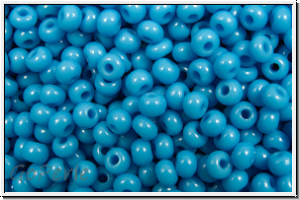 PR-11-63050, PRECIOSA Rocailles, 11/0, blue, lt., op., 20g