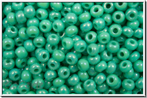 PR-11-64130, PRECIOSA Rocailles, 11/0, turquoise, op., AB, 20g