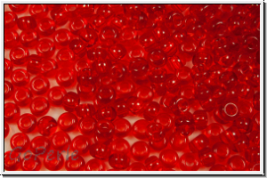 PR-11-90070, PRECIOSA Rocailles, 11/0, siam, lt., trans., 20g