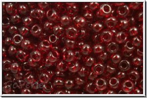 PR-11-90120, PRECIOSA Rocailles, 11/0, garnet, dk., trans., 20g
