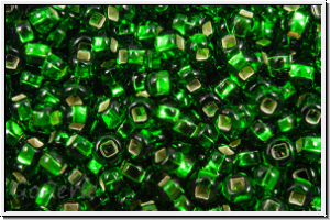 PR-11-57120, PRECIOSA Rocailles, 11/0, chrysolite, lt., trans., silver-ld., 20g