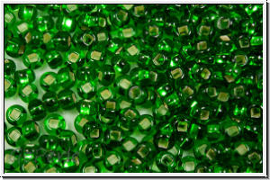PR-11-57120, PRECIOSA Rocailles, 11/0, chrysolite, lt., trans., silver-ld., 20g