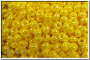 PR-11-88110, PRECIOSA Rocailles, 11/0, yellow, lt., op., luster, 20g