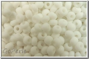 PR-11-03050M, PRECIOSA Rocailles, 11/0, white, op., matte, 20g