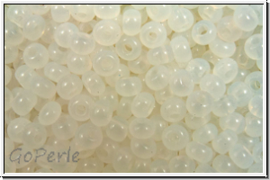 PR-11-02090, PRECIOSA Rocailles, 11/0, white, alabaster, 20g