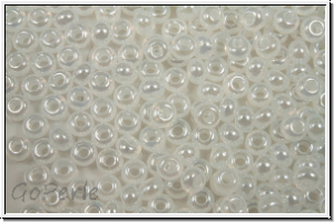 PR-11-57102, PRECIOSA Rocailles, 11/0, white, alabaster, luster, 20g