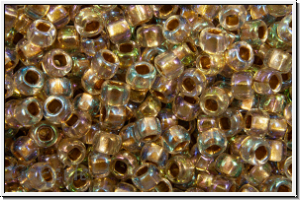PR-11-68506, PRECIOSA Rocailles, 11/0, crystal, trans., bronze-ld., AB, 20g