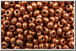 PR-11-01770, PRECIOSA Rocailles, 11/0, copper, met., satin, 20g