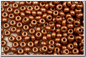 PR-11-01770, PRECIOSA Rocailles, 11/0, copper, met., satin, 20g