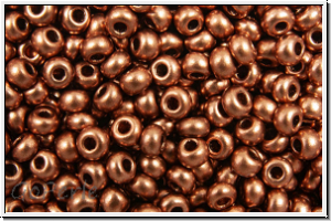 PR-11-01780, PRECIOSA Rocailles, 11/0, copper, med., met., satin, 20g