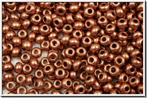 PR-11-01780, PRECIOSA Rocailles, 11/0, copper, med., met., satin, 20g