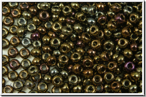 PR-11-59115, PRECIOSA Rocailles, 11/0, brown, met., iris., 20g