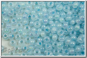 PR-11-57534, PRECIOSA Rocailles, 11/0, blue, ceylon, AB, 20g