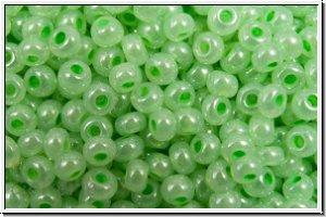PR-11-37154, PRECIOSA Rocailles, 11/0, green, lt., ceylon, 20g