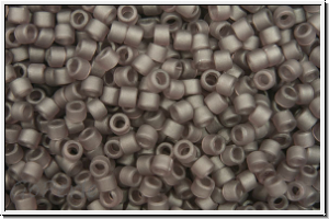 DB2405, MIYUKI Delica, 11/0, smokey, trans., matte, 5g