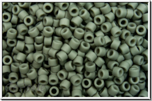 DB2409, MIYUKI Delica, 11/0, grey, trans., matte, 5g