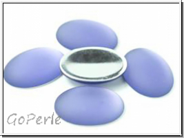 Cabochon, LUNASOFT, 25x18mm, aubergine, 1 Stk.