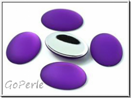 Cabochon, LUNASOFT, 25x18mm, blackberry, 1 Stk.